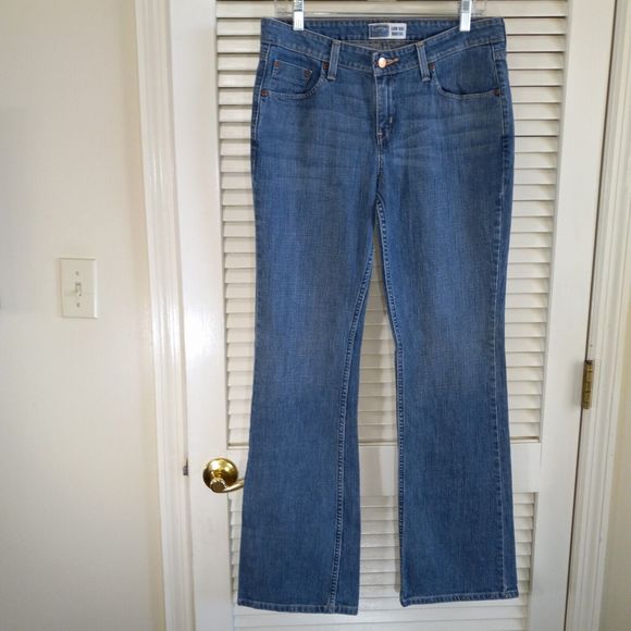 Signature by Levi Strauss Jeans Size 10 Long Low Rise Boot Cut Stretch Inseam 32 - Picture 1 of 10